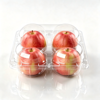 Boîte d'emballage jetable en plastique pour pommes, oranges et pêches en gros – Contenants pour fruits