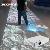 Système de projection holographique 3D HOVY pour restaurant, mur/table, HDMI/3,5 mm, écran LCD, Wi-Fi intégré - Crée une expérience culinaire immersive