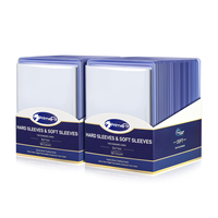 Protège-cartes rigides transparents 35PT 3" x 4" pour cartes à collectionner, lot de 50, pour cartes de baseball