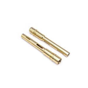 Sản xuất sản phẩm vàng mạ điện thép tròn đầu cắm chất lượng đồng thau có khía Đầu phẳng chèn để sửa chữa - Product Image 4