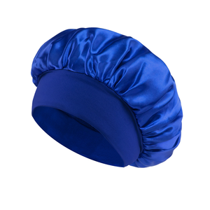 Bonnet <span class=keywords><strong>de</strong></span> Nuit en Satin Classique Européen et Américain à Bord Large pour Femmes Dormant - Product Image 3