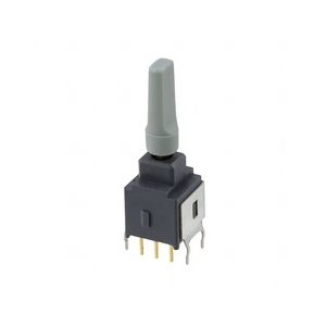Electronic Components Switches Supplier A28KB-<strong>BH</strong> Snap On <strong>Paddle</strong> Toggle Switch DPDT Mom-Off-Mom Through Hole A28KBBH PC Pin - Product Image 1