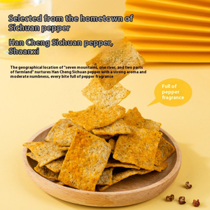 Muối cay hương vị bánh quy giòn lành mạnh hạt giòn túi bao bì mẫu cơm chiên giòn với hương vị hạt tiêu Tứ Xuyên - Product Image 5