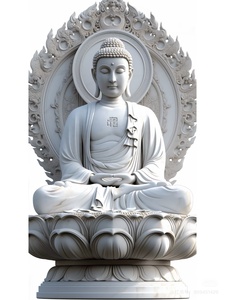 Sculpture de statue de <span class=keywords><strong>bouddha</strong></span> riant en pierre de marbre grandeur nature de <span class=keywords><strong>jardin</strong></span> <span class=keywords><strong>extérieur</strong></span> - Product Image 6