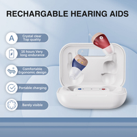 Audífono JINGHAO Nuevo Modelo CIC para Personas Mayores, Recargable, Inalámbrico, Amplificador de Sonido Económico