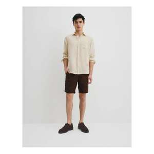 Chemise pour homme, style contemporain, coupe confortable, tissu fin, convient pour le bureau, les tenues décontractées et les sorties du week-end - Product Image 1