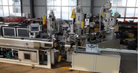 Machine pour fabrication de tuyaux d'irrigation au goutte-à-goutte, ligne de production avec extrudeuse de vis