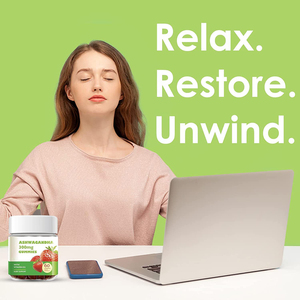 Gummies Ashwagandha de marque privée <span class=keywords><strong>pour</strong></span> adultes Suppléments de santé <span class=keywords><strong>pour</strong></span> le soulagement du stress Aide au sommeil <span class=keywords><strong>Gomme</strong></span> <span class=keywords><strong>à</strong></span> mâcher énergie de l'humeur calme - Product Image 1