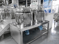 Machine à fabriquer du dentifrice sous vide VME-300L, équipement de chauffage et d'homogénéisation pour vernis à ongles, émulsifiant, cuve de mélange pour cosmétiques