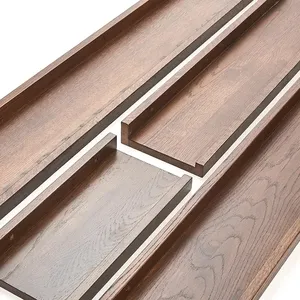 Estante de baño de madera Premium, estante de cocina para cuarto de ducha montado en la pared, almacenamiento de cosméticos, estante de pared de entrada multiusos, <span class=keywords><strong>tabique</strong></span> sólido - Product Image 4