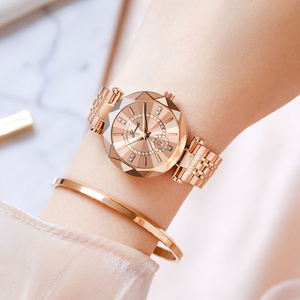Elegante Reloj de Cuarzo Minimalista para Mujer con Indicador de Fecha, Correa de Acero Inoxidable y Resistencia al Agua - Product Image 4