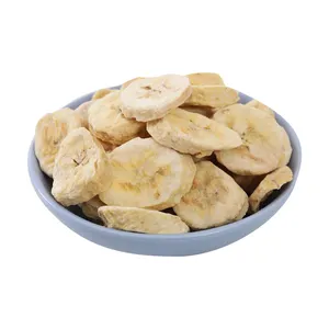 Hot Product Whole Sale Dried Banana Flakes Freeze Dried Banana Freeze Dried Diced Bananas