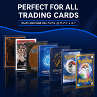 Lot de 50 protège-cartes transparents en PP souple sans acide pour cartes TCG, de baseball, de basketball et cartes à collectionner sportives