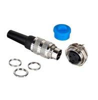 Enchufe eléctrico IP65, conector hembra de 5 pines, modelo USB, Material de aleación, rosca nominal 5A, conector AISG Compatible con M16