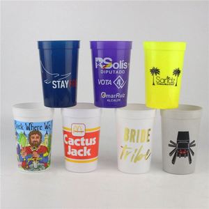 Gobelets réutilisables en plastique sans BPA, changeant de couleur, anti-fuite avec couvercle et paille, pour fêtes, capacité de 8 à 32 oz (2026) - Product Image 5