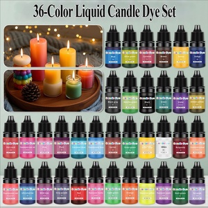 Colorant pour bougies non toxique, facile à utiliser, 36 couleurs, 5 ml, pour la fabrication de bougies DIY, couleurs vives, pigment pour bougies à la cire de soja - Product Image 2