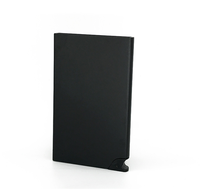 Porte-cartes de blocage RFID automatique boîtier métallique fin en aluminium avec pince antivol à manchon mince cadeaux de promotion pour cartes de crédit