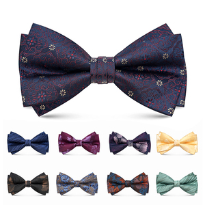 <span class=keywords><strong>Papillon</strong></span> da <span class=keywords><strong>Uomo</strong></span> per Abito Formale, Stile Retrò Casual Britannico, Accessorio di Alta Qualità con Doppio <span class=keywords><strong>Papillon</strong></span> - Product Image 5