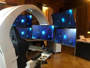 Bureau à domicile, ergonomie, travail, IW320, chaise de course confortable ou en cuir véritable, <span class=keywords><strong>PC</strong></span>, cockpit, chaise de jeu, ordinateur portable, Cockpit - Product Image 2