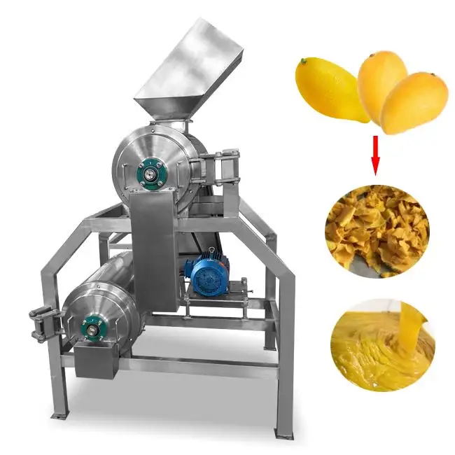 2% Discount Puree Mango Juice Pulp Making Machine Mango Juicer Fruit Pulper Extracting Machine Making Fruit Pulp