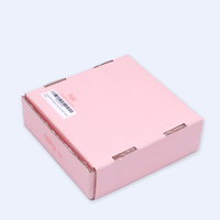 Boîte d'emballage personnalisée en carton ondulé, avec cannelures, pour expédition, sites de Commerce électronique, pour courrier, de couleur blanche, pièces