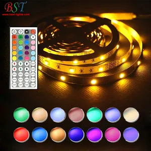 Tira de luz LED de 10 m SMD 5050 DC 12V RGB luces cinta geçirimsiz fiesta neon 5 metros / rollo 30LEDs / m IR 44 conjunto de