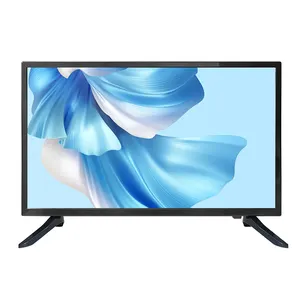 廉价太阳能电视机17 19 20 21 22 24英寸发光二极管屏幕电视显示器12v DC 1366*768