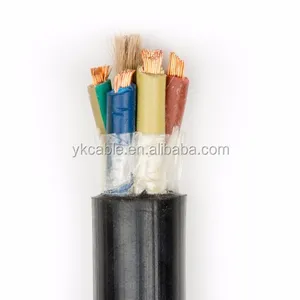 H07RN-F H05RN-F Low Voltage Electric Copper Wire Roll Electrical Cable Wire Pvc Insulated Cable Price Rubber 3/4/5 Core 10mm