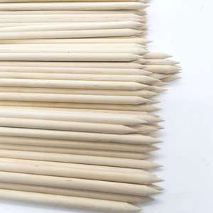 Gỗ Tròn Stick Với Một PointHongshun Nhà Máy Trực Tiếp Chưa Hoàn Thành Tự Nhiên Vòng Thanh Gỗ Sồi Gỗ Stick Dowel Rods - Product Image 3