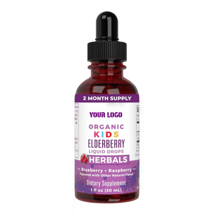 Gouttes de soutien immunitaire à marque privée, liquide oral biologique à base de sureau, 30 ml pour adultes - Product Image 6