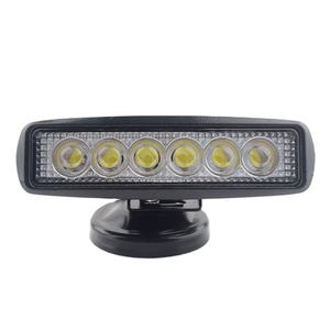 Lampe de travail à LED 18W pour voiture, projecteur pour véhicule tout-terrain, pour <span class=keywords><strong>Jeep</strong></span>, camion, bateau, 12V, 24V - Product Image 1