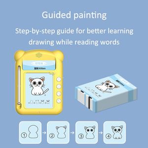 Tavolo da disegno graffiti per bambini con smart card audio learning LCD <span class=keywords><strong>board</strong></span> giocattoli per la macchina per l'apprendimento della prima educazione dei bambini - Product Image 5