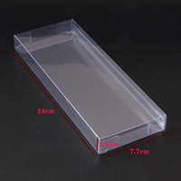 Petite boîte pliante en plastique PVC transparent personnalisée, matériau PET transparent recyclé, utilisé pour les couvercles d'emballage alimentaire
