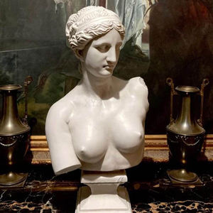 Busto de Mármol Europeo Octaviano Augusto, Escultura de Piedra Intrincada, Duradera para Jardín/Villa - Product Image 6