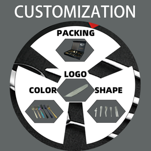 طقم أدوات مائدة فاخر أوروبي حديث ومستدام من الفولاذ المقاوم للصدأ 18/8 قابل للتخصيص، الأكثر مبيعًا للمطاعم والفنادق - Product Image 6