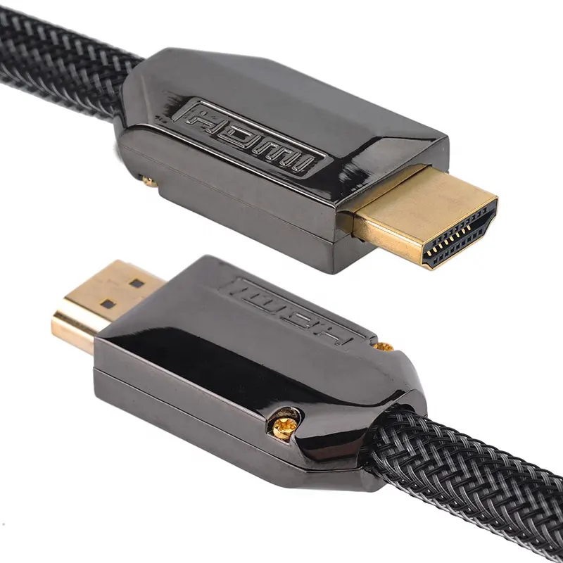 Cable 8k 8K 48GBPS Gold Plated Connectors Full HD Wholesale Support 3840p 3D HDMI To HDMI Cable 4K Used For Hdtv Ps3 Blue Dvd