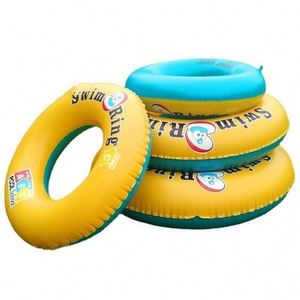 Factory Hot Selling Flying Inflatable Swimming <b>Ring</b> with <b>Thick</b> Child Water Floating <b>Ring</b> Letter Bei Shell - Product Image 1
