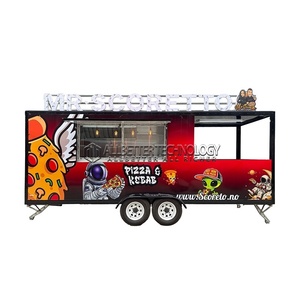 रियायत ट्रेलर लंबा स्टैकयोग्य संलग्न ट्रेलर मोबाइल फूड कार्ट मोबाइल हेयर सैलून फूड ट्रक - Product Image 3