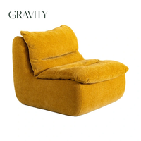Nouveau style 2026 – Fauteuil de sol moderne ultra-doux et compressible, détachable, pour appartement, canapé individuel en boîte pour salon – Vente en gros OEM