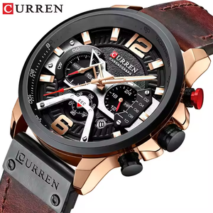 <span class=keywords><strong>Orologio</strong></span> CURREN 8329 da Uomo all'Ingrosso Online, <span class=keywords><strong>Orologio</strong></span> al Quarzo di Lusso Sportivo <span class=keywords><strong>con</strong></span> Data, Impermeabile 3ATM, Cronografo <span class=keywords><strong>con</strong></span> <span class=keywords><strong>Cinturino</strong></span> in <span class=keywords><strong>Pelle</strong></span> - Product Image 2