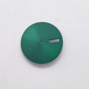 Alta calidad 28,5mm fecha semana Dial reloj latón NH36 movimiento estéril Esfera en blanco - Product Image 4