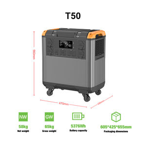 Générateur solaire portable 3000W à onde sinusoïdale pure 5376Wh LiFePO4 avec MPPT pour la maison et l'extérieur – Station d'alimentation d'urgence - Product Image 2