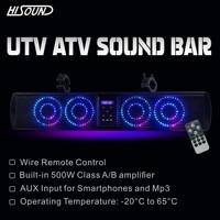Nueva Barra de Sonido y Altavoces para Carrito de Golf UTV de Metal de 26 Pulgadas, Impermeable, Personalizada, a Buen Precio