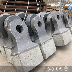 Têtes de marteaux en acier au manganèse de qualité industrielle, haute dureté 220, pour concasseur de sable miniature, vente en gros - Product Image 5