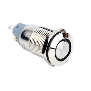 Hot Bán Xe Máy 12Mm Cao Đầu Tròn <span class=keywords><strong>Push</strong></span> <span class=keywords><strong>Button</strong></span> Latching 1No Chiếu Sáng Vòng Ánh Sáng Thép Không Gỉ Chuyển Đổi - Product Image 4