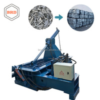 Système de compactage et de balles automatiques 200T pour ferraille d'aluminium industrielle, avec gestion centralisée du recyclage des roulements et moteurs en alliage