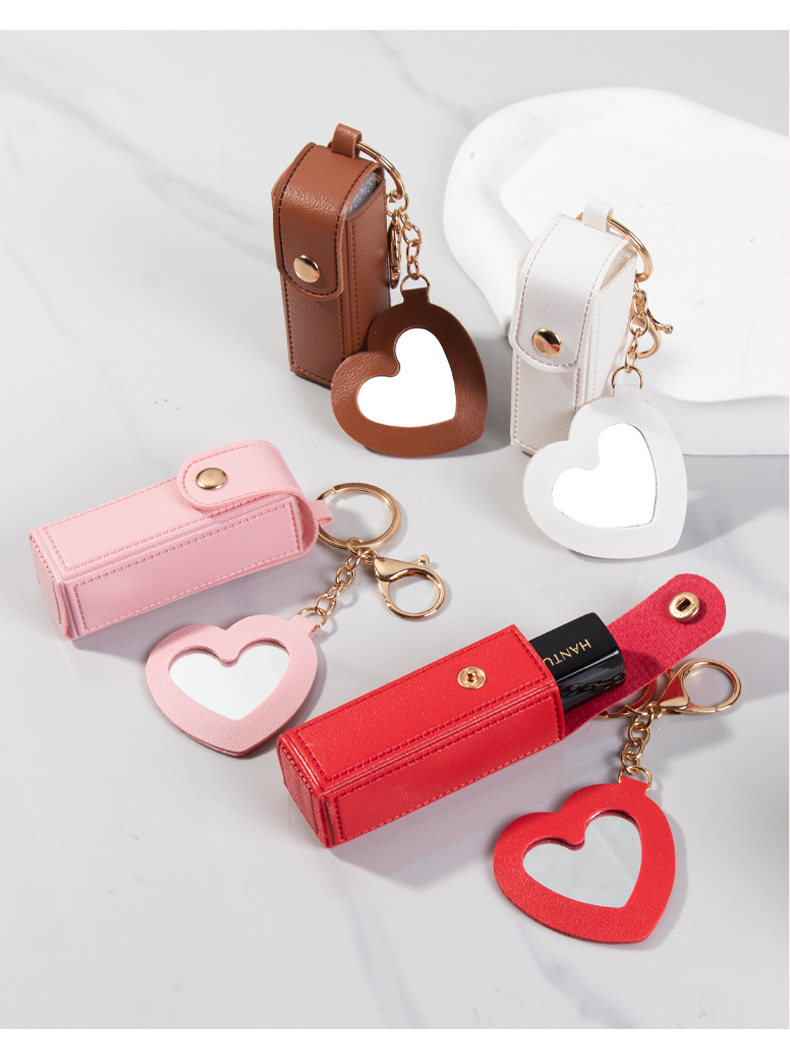 Red coffee lipstick set