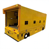 Système de chariot de transfert à navigation magnétique AGV pour entrepôt industriel, véhicule à guidage automatique OEM 6 tonnes