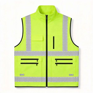High Visibility Vest Construction Worker Safety Vest High Reflective Clothing Customised Logo - Product Image 1