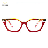 CR8624 Nuevo modelo de acetato de color Unisex Moda e individualidad Marco de Anteojos